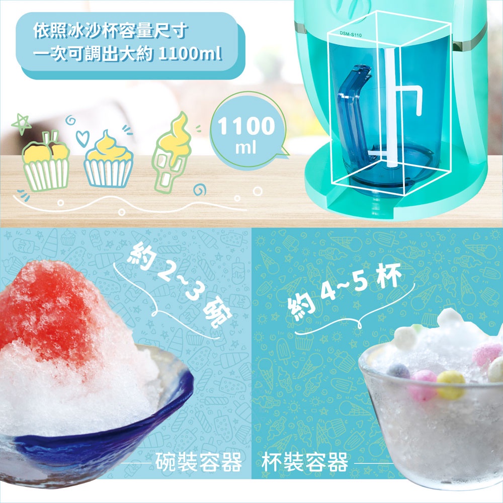 SANLUX 台灣三洋 剉冰機 冰塊刨冰機 DSM-S110, , large