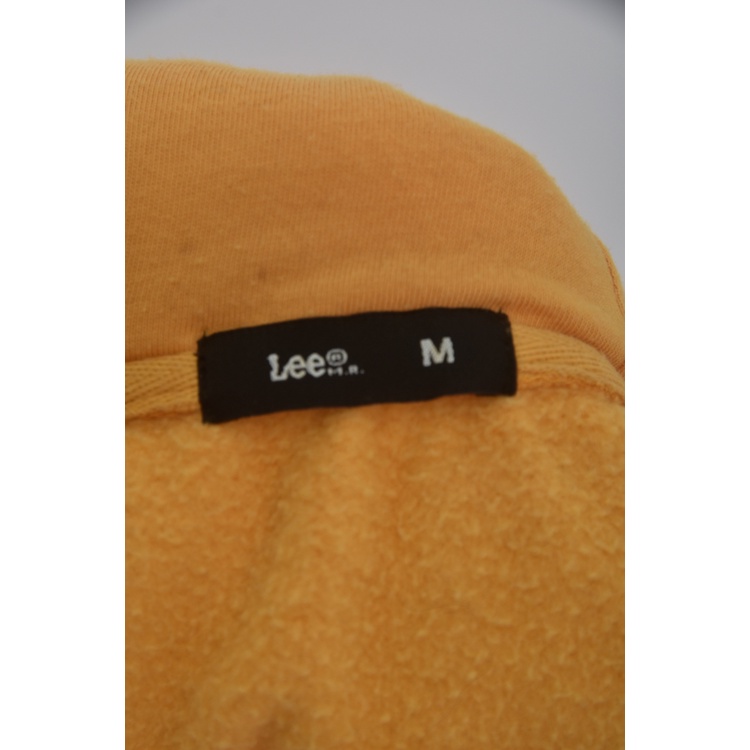 (M) lee質感棉質連帽黃色外套二手衣, , large