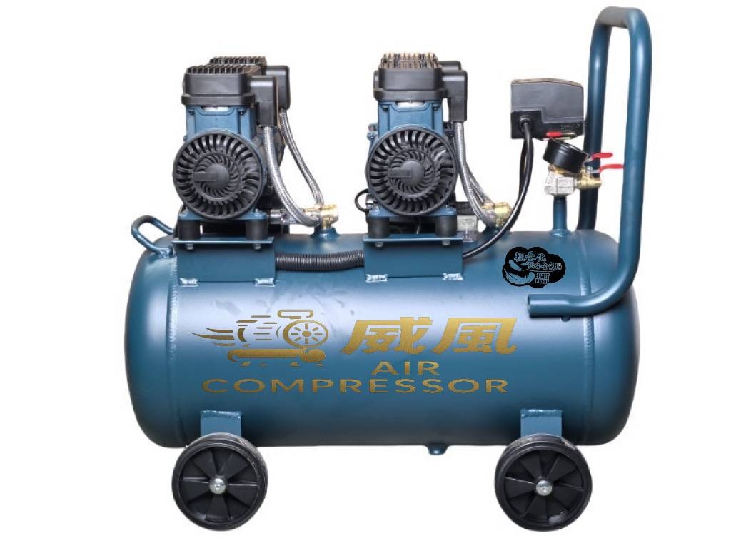 WIN五金 台灣品牌 威風牌 無油 無碳刷 <WA-2515B鋁桶15L>鋁桶式空壓機 110V 全銅馬達 無油空壓機 快速打氣機 打氣機 快速空壓機, , large