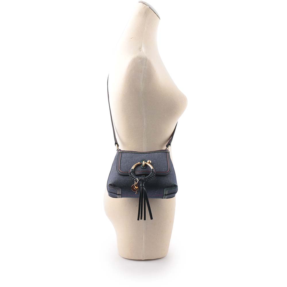 SEE BY CHLOE JOAN MINI 牛仔布肩背/斜背包/單寧藍, , large
