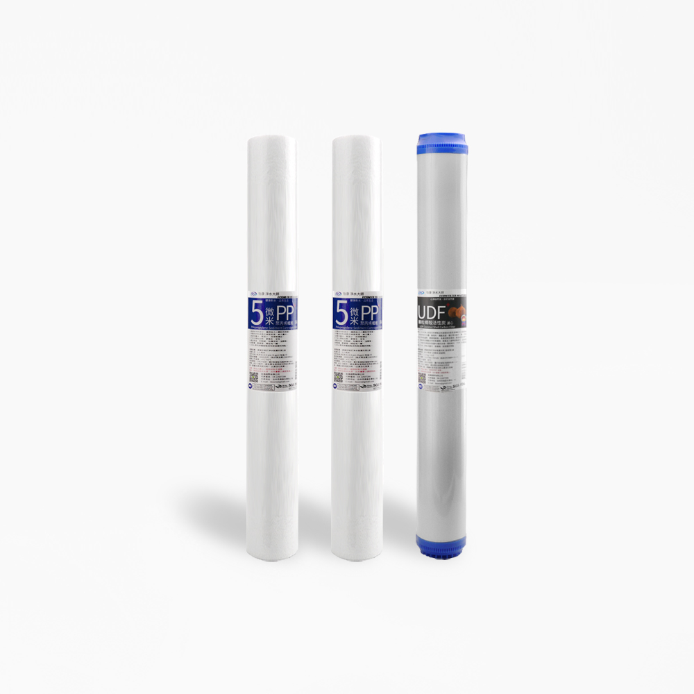 【怡康淨水】20吋標準 二道式濾心組, , large