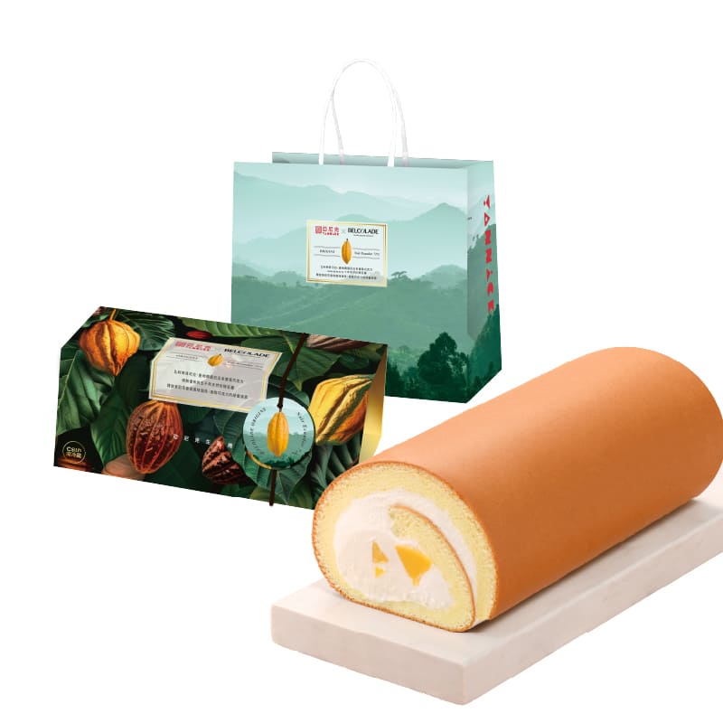 【Yannick 】Vanilla Pudding Cream Roll Cake(18CM / Roll), , large