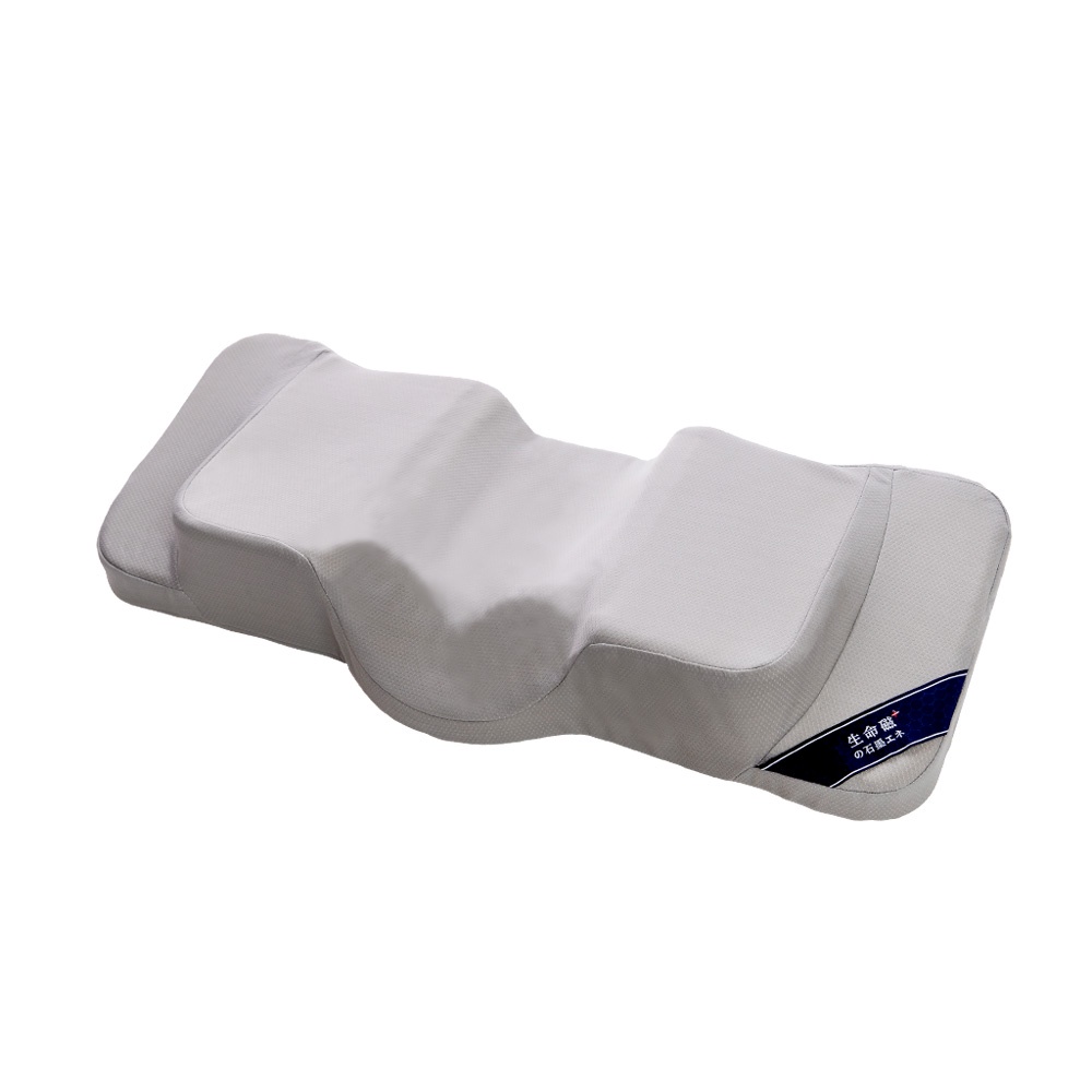 【日本旭川】生命磁石墨烯加強版能量枕 人體工學設計 高密度記憶棉 溫控調節 枕頭 記憶枕 機能枕 石墨烯枕頭, , large