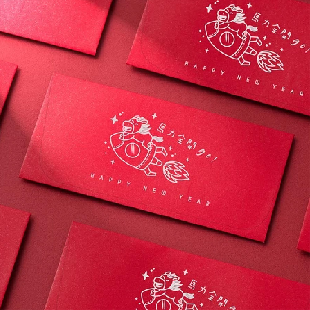 1A 2026 馬年 西式 紅包袋 馬力全開 10張入 /包 2010, , large