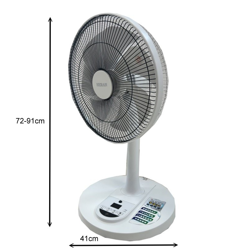 禾聯 HERAN 14吋 最新款HDF-14AH770 日本DC變頻 7片電扇 遙控控制擺頭 公司貨, , large