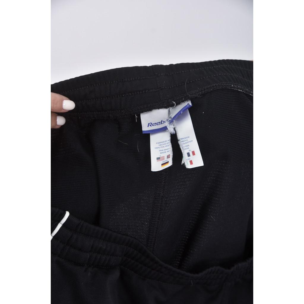 (2XL) rccbak高腰運動條紋黑色短褲二手衣, , large