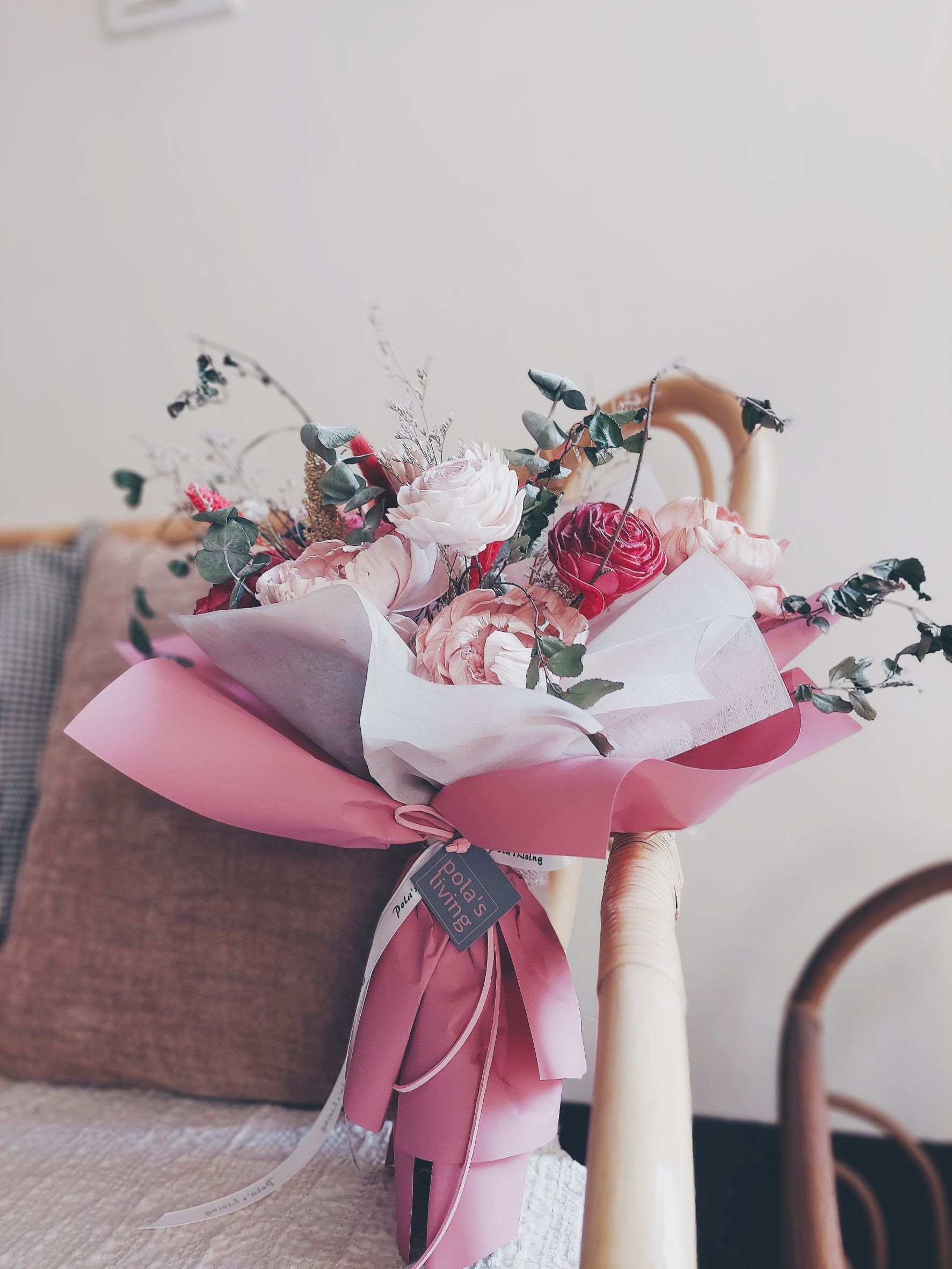 Dried flower bouquet, , large