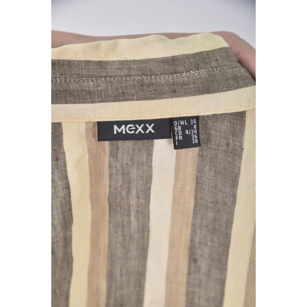 (S) mexx條紋杏色外套二手衣, , large