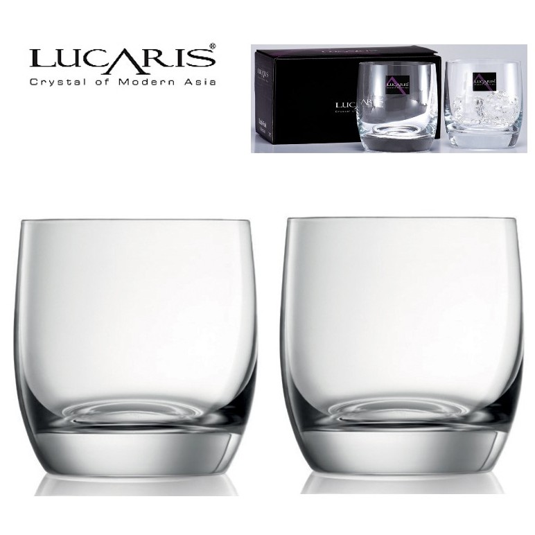 LUCARIS 無鉛水晶威士忌杯 395ml 2入禮盒組上海系列 大威士忌杯 金益合玻璃器皿, , large