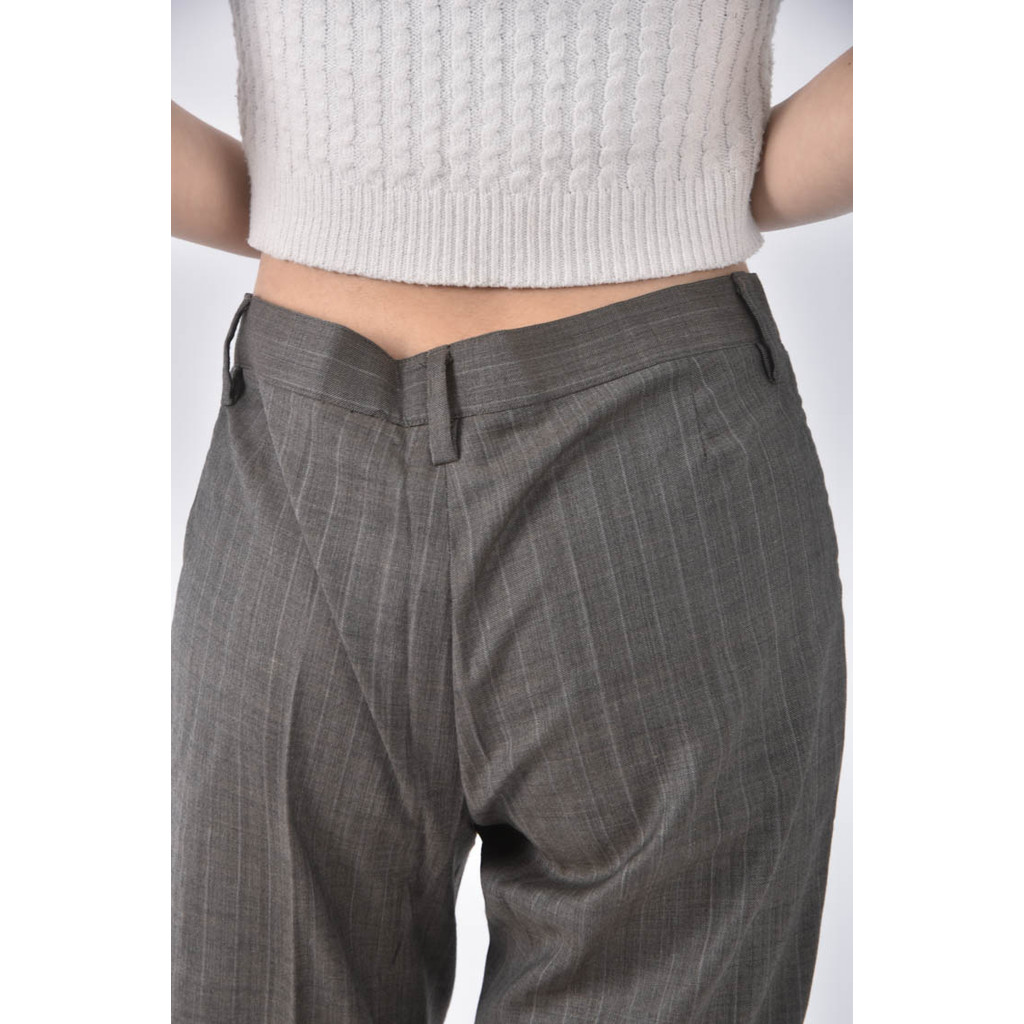 (XL) hsu寬鬆杏色長褲二手衣, , large