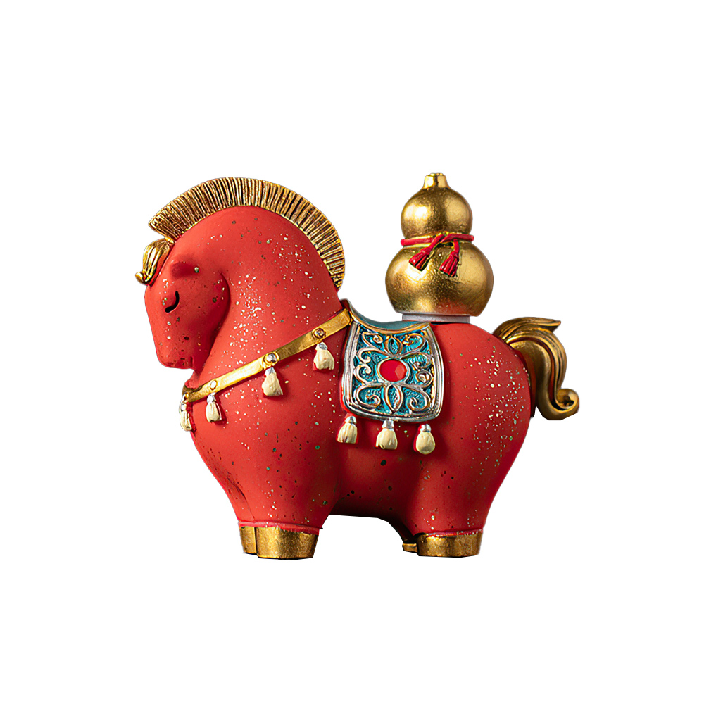 red-horse-ornament, , large