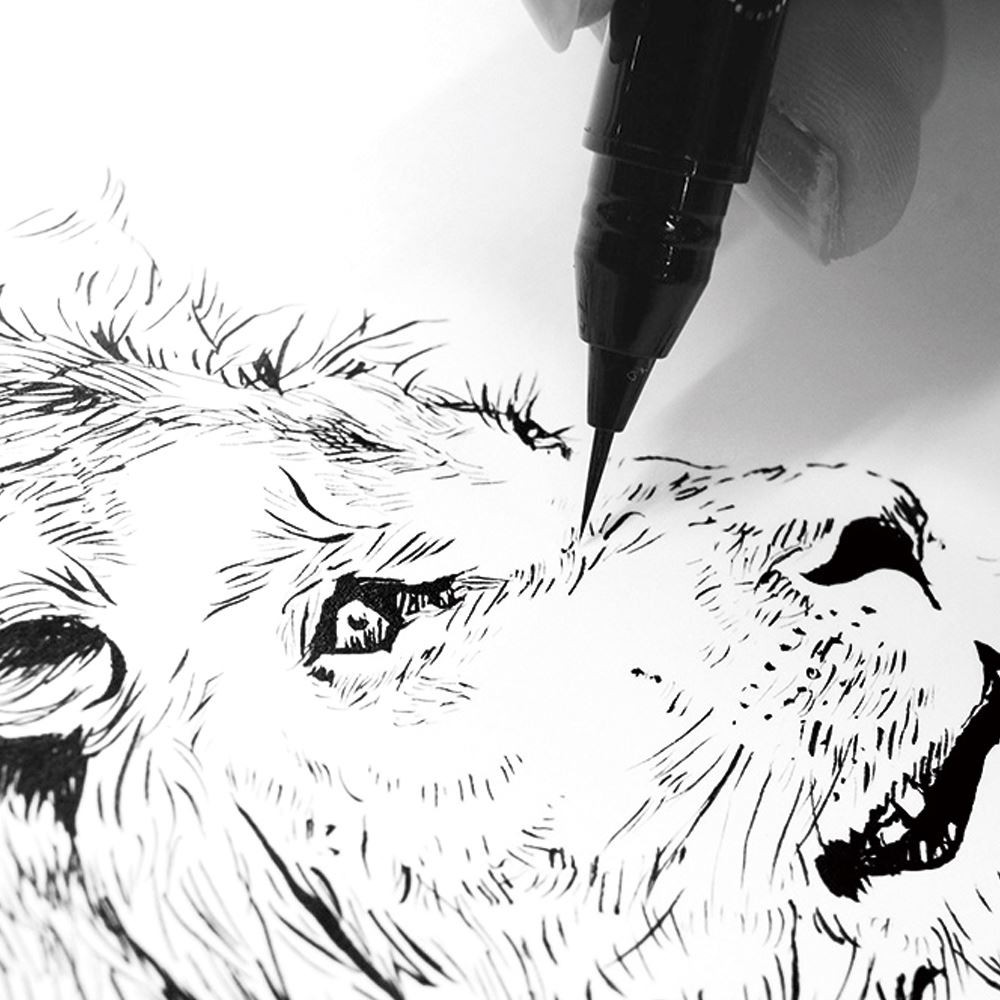 *需預訂【Kuretake 日本吳竹】眼線極細毛筆 (ED100-010), , large