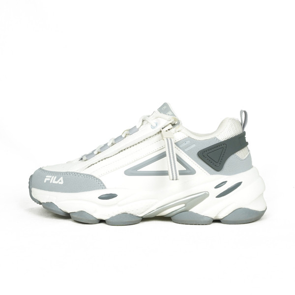 Kixpress-Fila Athens 女 運動休閒鞋 老爹鞋 緩震 舒適 白灰 [5-J913Y-441], , large