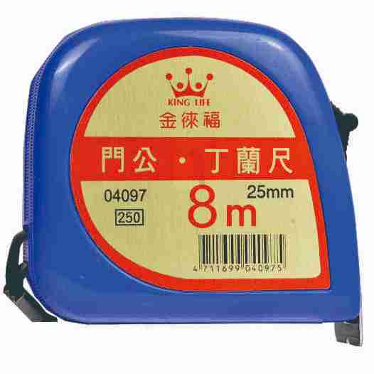 徠福 彩色門公捲尺(8m四用25mm)NO.4097, , large