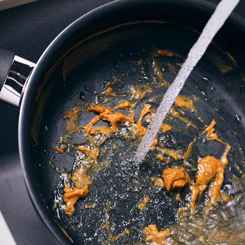 【SANSO LIFE】不鏽鋼不沾平底深鍋 24cm (附不鏽鋼蓋), , large