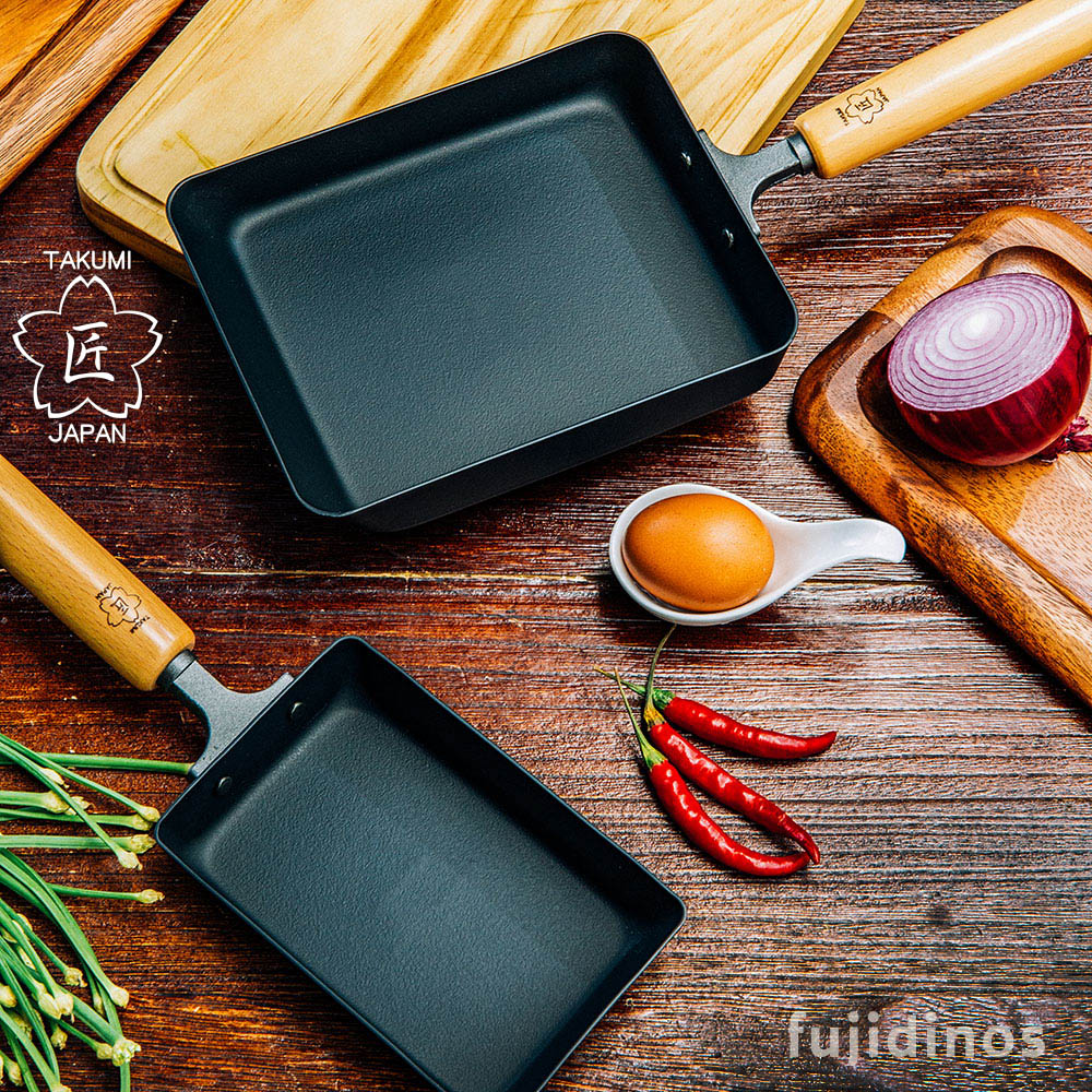 【日本TAKUMI】匠 鐵製玉子燒鍋-中型(日本製), , large