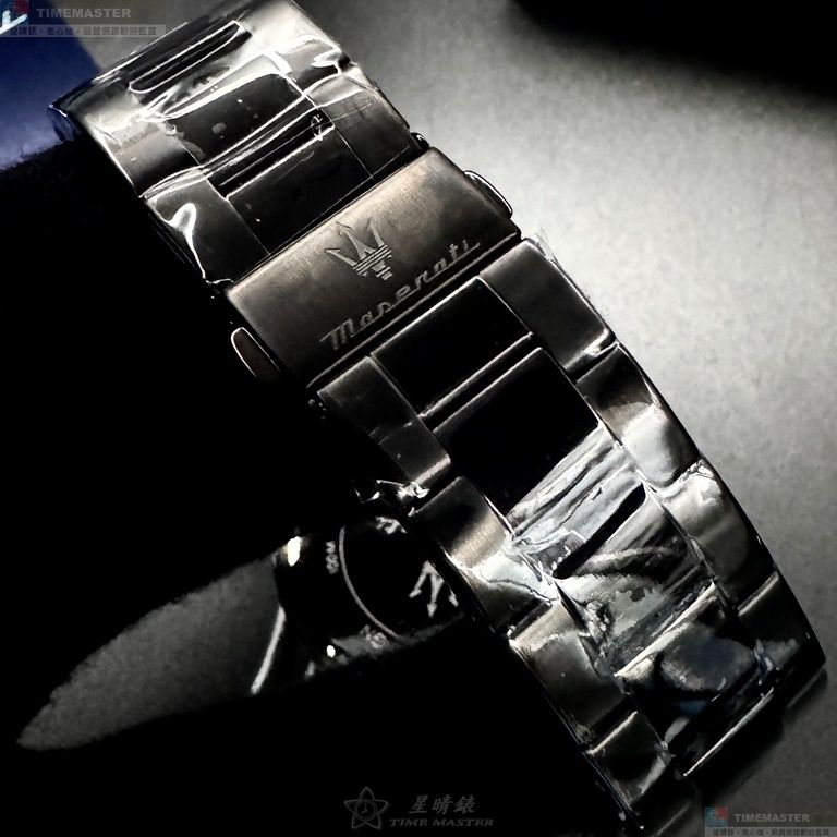 [星晴錶業]MASERATI手錶,44mm,R8873600005寶藍色錶面寶藍錶殼深黑色精鋼錶帶款, , large