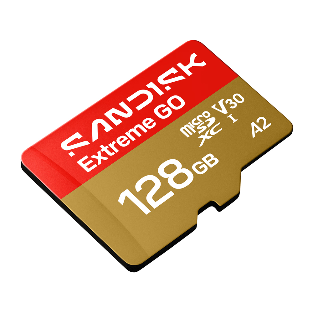 【SanDisk】Extreme GO 128G microSDXC A2 U3 UHS-I V30 4K 記憶卡, , large