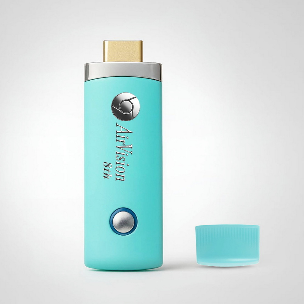 [8th Gen AirVision] Crystal Vision HDMI Wireless Display Dongle (with 4 Gifts) (Emerald Green ), , large