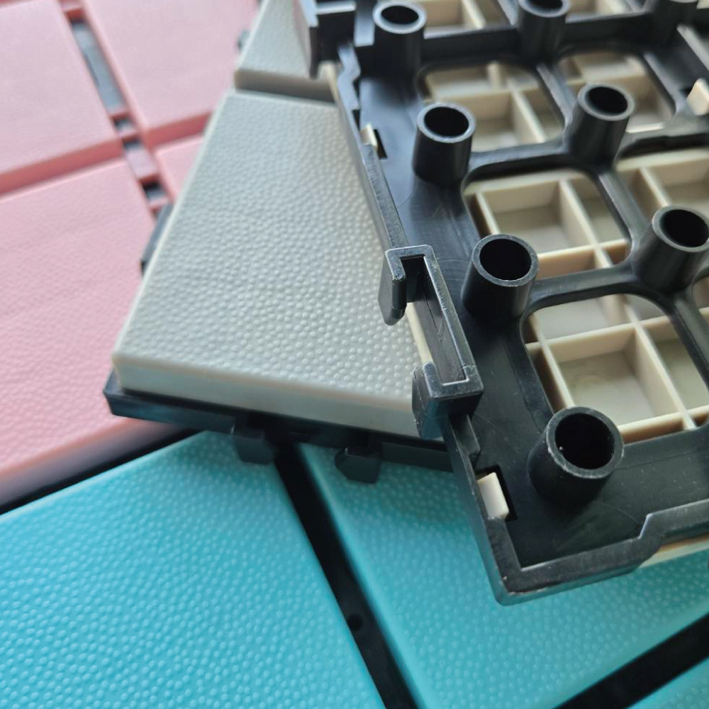 【怪獸】B+ 日式磚格防水拼接地板 單入 (30x30cm) -天藍, , large