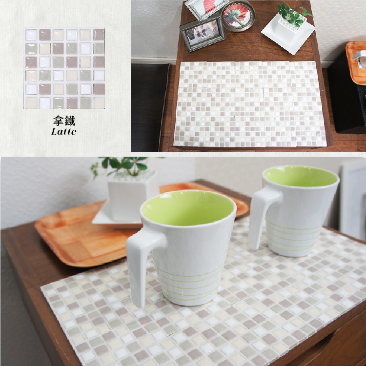 Japanese Handmade Mosaic Tile Stickers – 10-Pack “Fruit Candy” Mini Tiles | Exclusive Design | 3M Self-Adhesive | DIY Peel and Stick Wall Décor | Mino Ware Style, , large