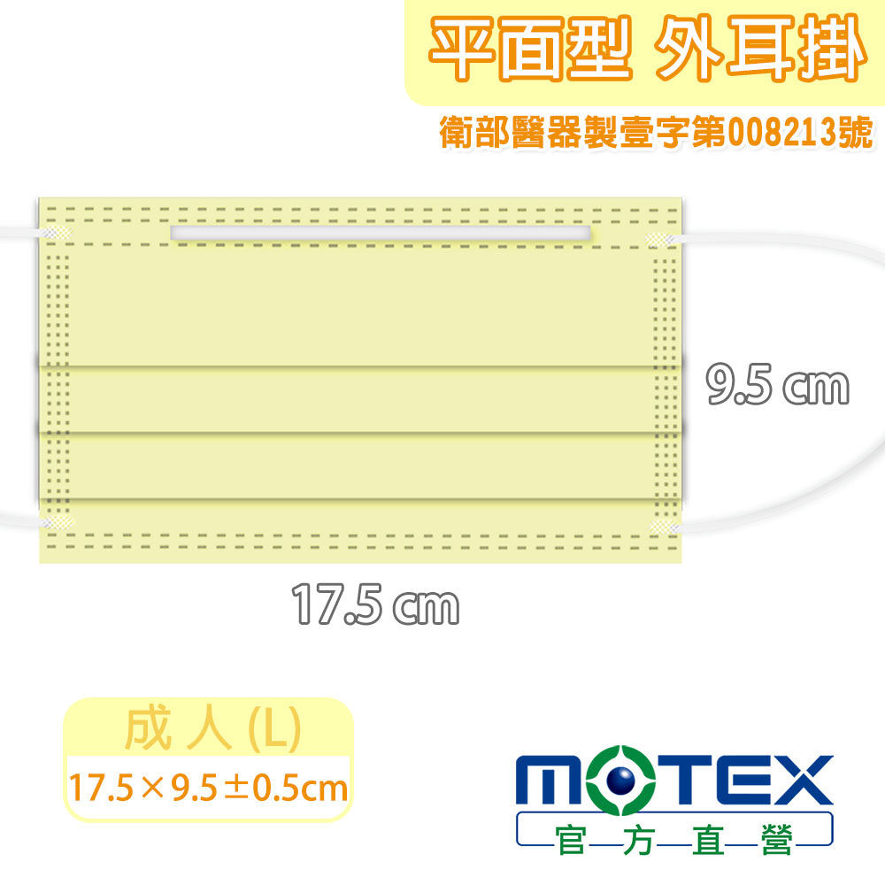 MOTEX MEDICAL FACE MASK(Lime Yellow), , large