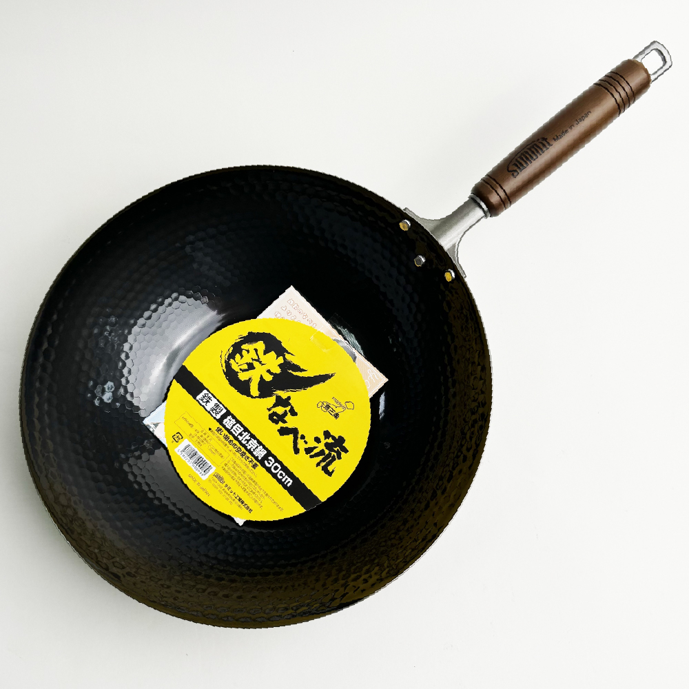 [Summit]日本製 超輕量30公分槌木深型鐵鍋, , large