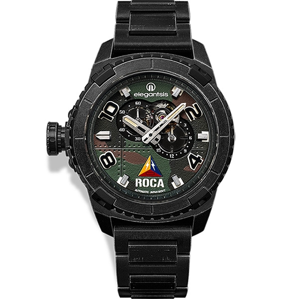 elegantsis 陸軍裝甲部隊限量機械腕錶-48mm ELJX48AS-ROCA-MA