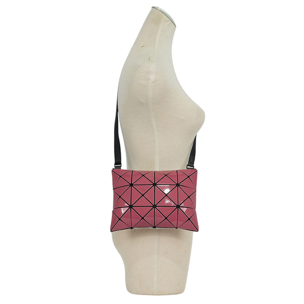 ISSEY MIYAKE BAO BAO LUCENT 3X4 雙色亮面斜背包/粉色/淺粉色, , large