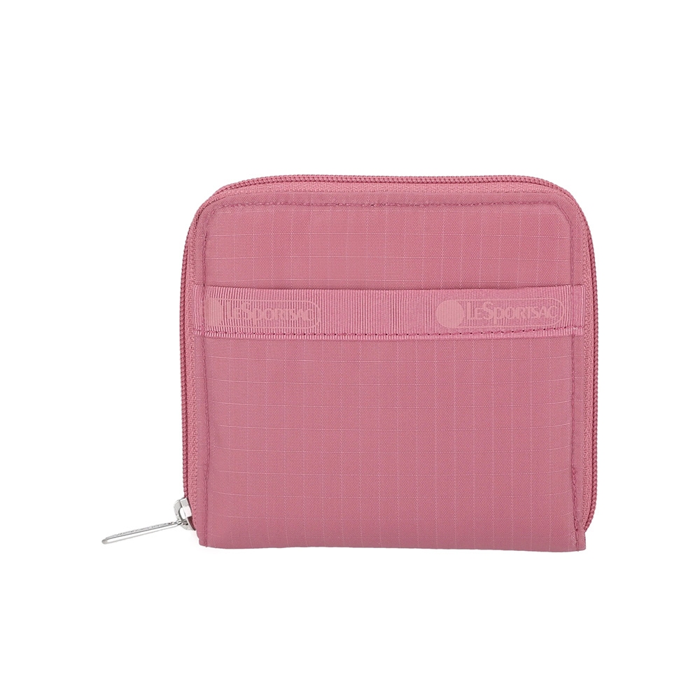 |快速出貨|Lesportsac Compact Zip Wallet 極簡輕薄錢包 送禮-桃紅色, , large