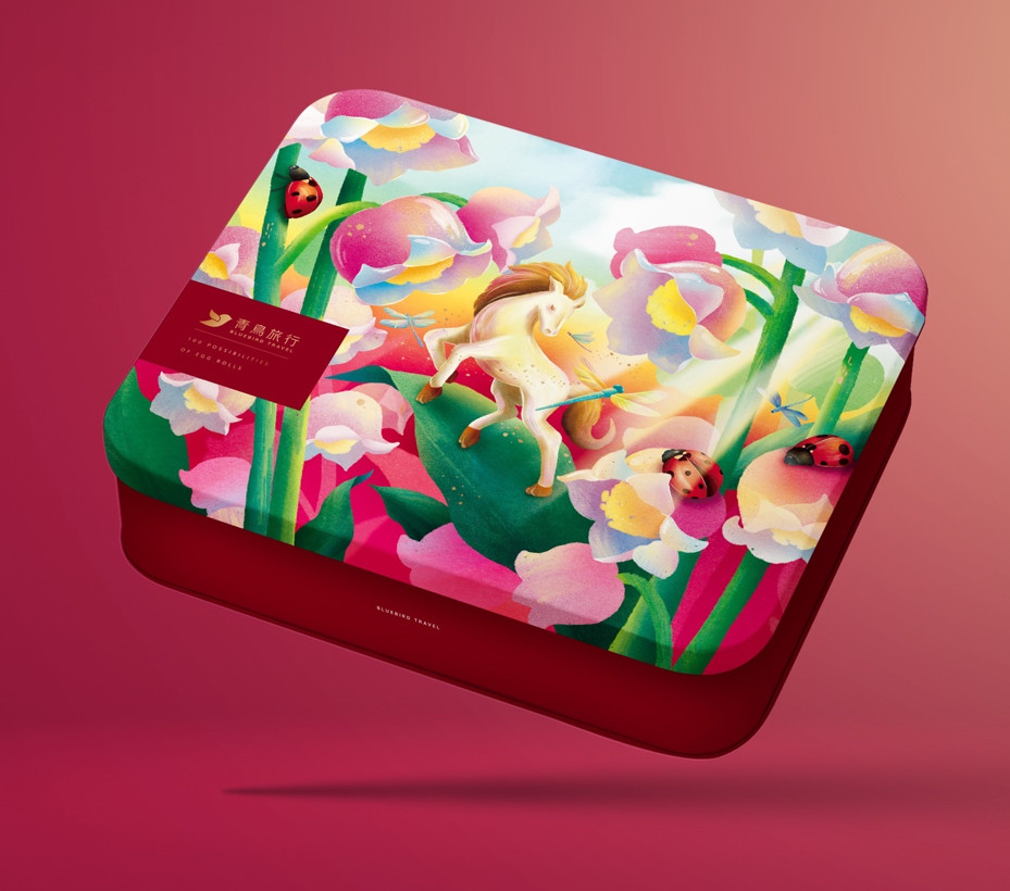 青鳥旅行春光躍影-綜合蛋捲禮盒24入, , large