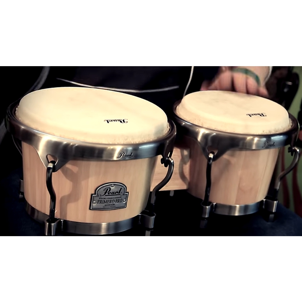 Pearl PWB-100DX Primero Pro Series Bongos 7吋+8.5吋 邦哥鼓【敦煌樂器】, , large