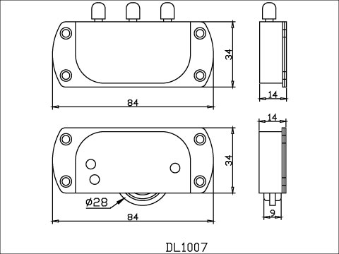 【協進五金】重型上導輪#304不銹鋼拋線, , large