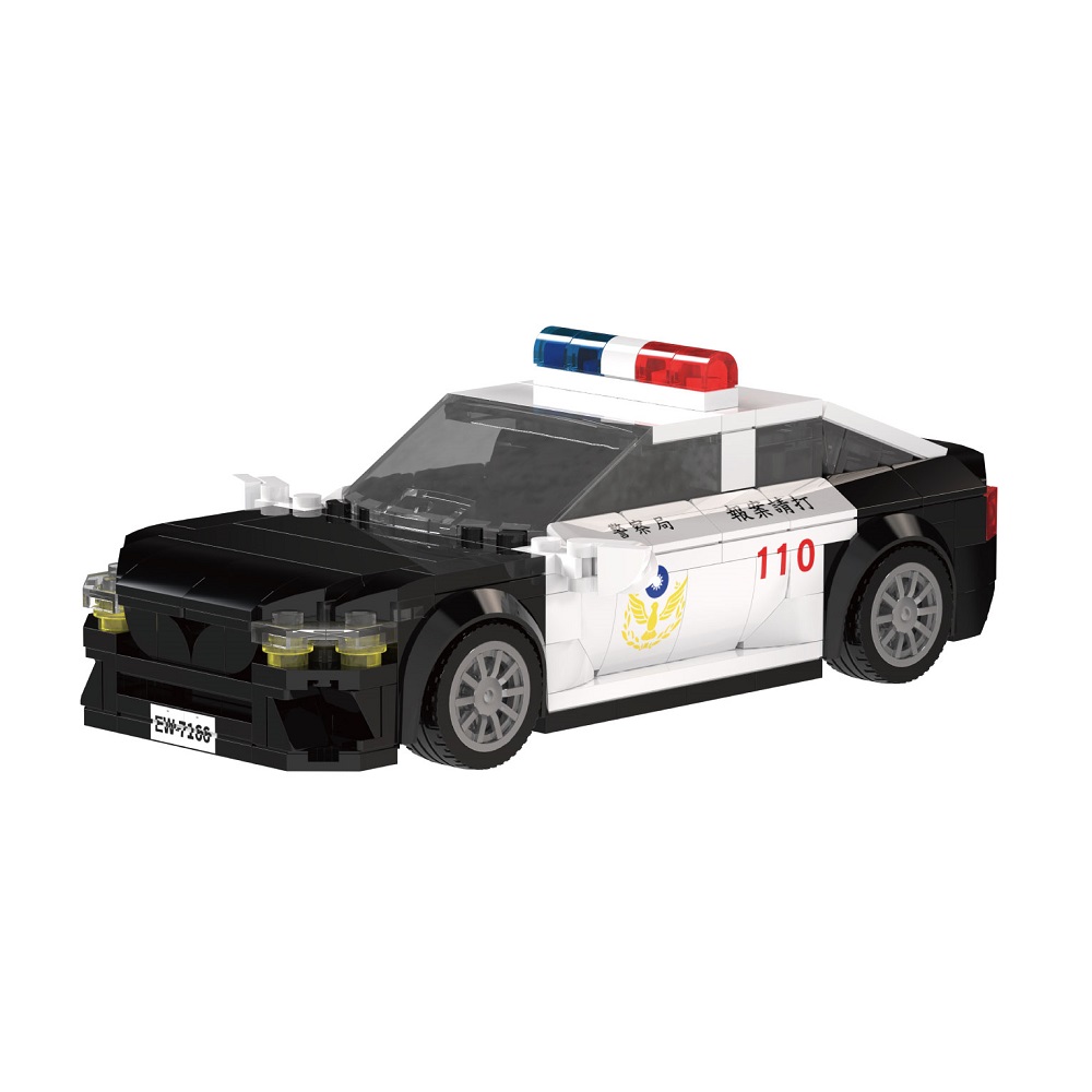 巡邏警車積木組EW-7166, , large