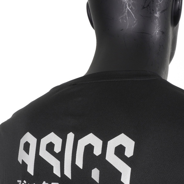 Asics 男 短袖 上衣 運動 訓練 慢跑 吸濕 快乾 柔軟 舒適 亞瑟士 黑 [2031E355-001], , large