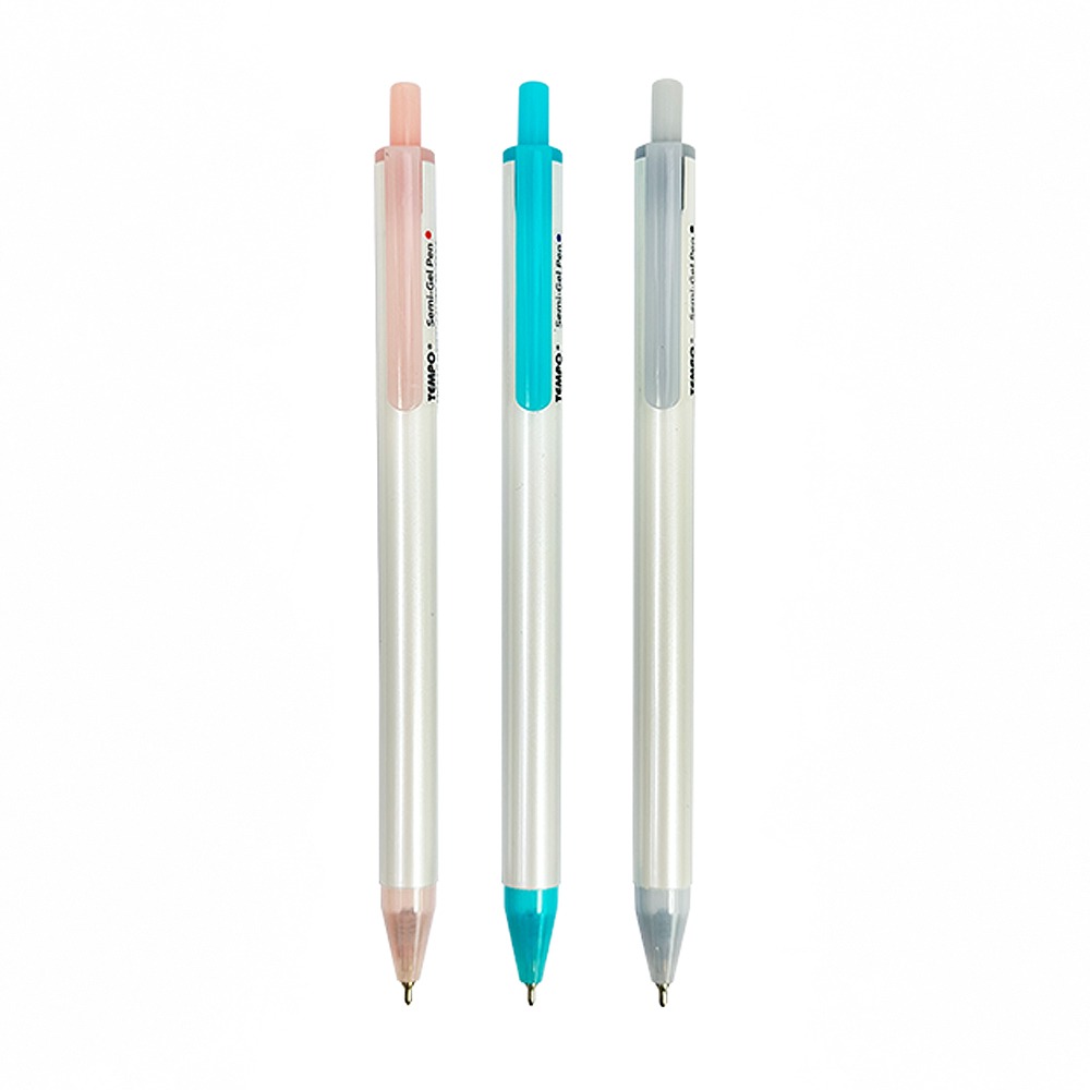 【Tempo 節奏】經典 0.5mm 自動珍珠中油筆 12支入 /盒 B-111A  -  多款可選, , large