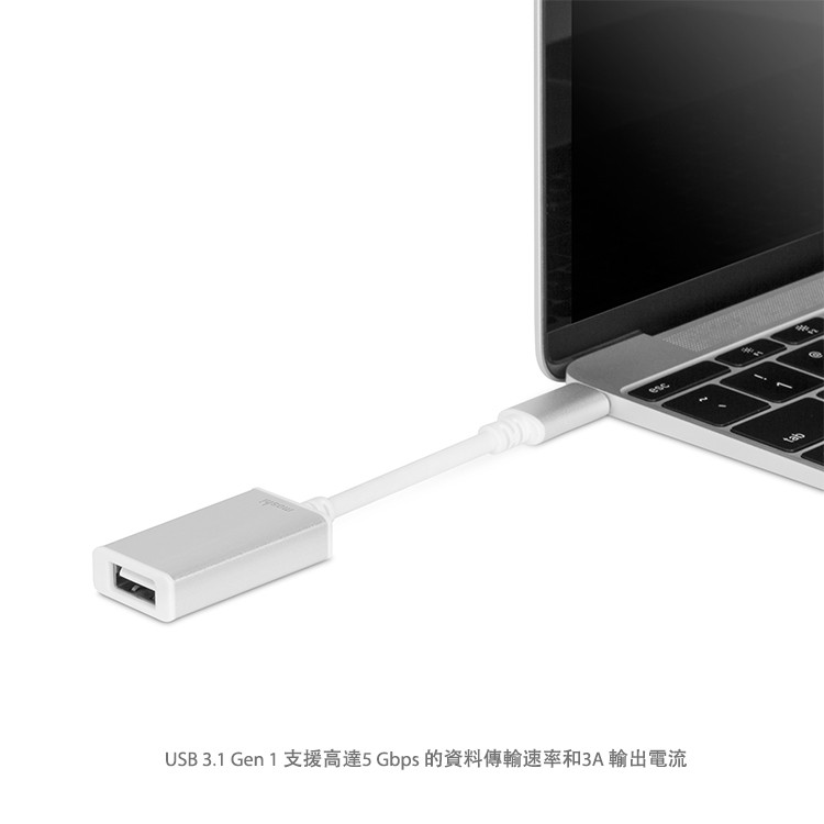 Moshi USB-C to USB 轉接線, , large