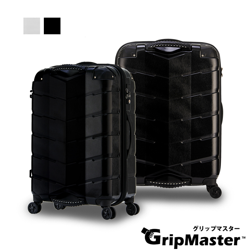 【PANTHEON PLAZA】GripMaster 閃電輕騎士 24吋 雙把手拉鍊式硬殼行李箱 GM-2066-58 鎧甲黑, , large