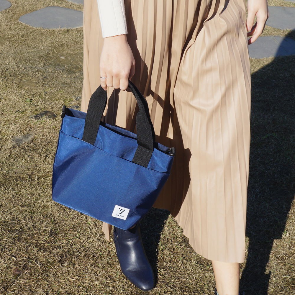 【YUNJOIN】TWILL-手提側背兩用包-酒紅色 水餃包 便當零食袋 輕量 開學季 禮物 波士頓包, , large