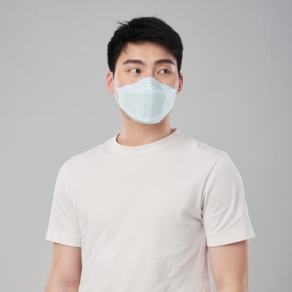 【DRX達特世】TN95醫用4D口罩-繽紛系列-TN95成人-冰晶白(20入), , large