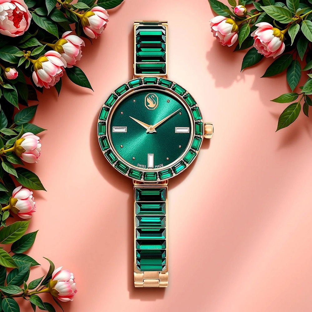 SWAROVSKI 施華洛世奇 Matrix Bangle 方形切割水晶手鐲式手錶 女錶 送禮-25mm 5690808, , large