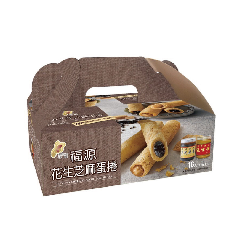【新竹福源】花生芝麻醬蛋捲, , large