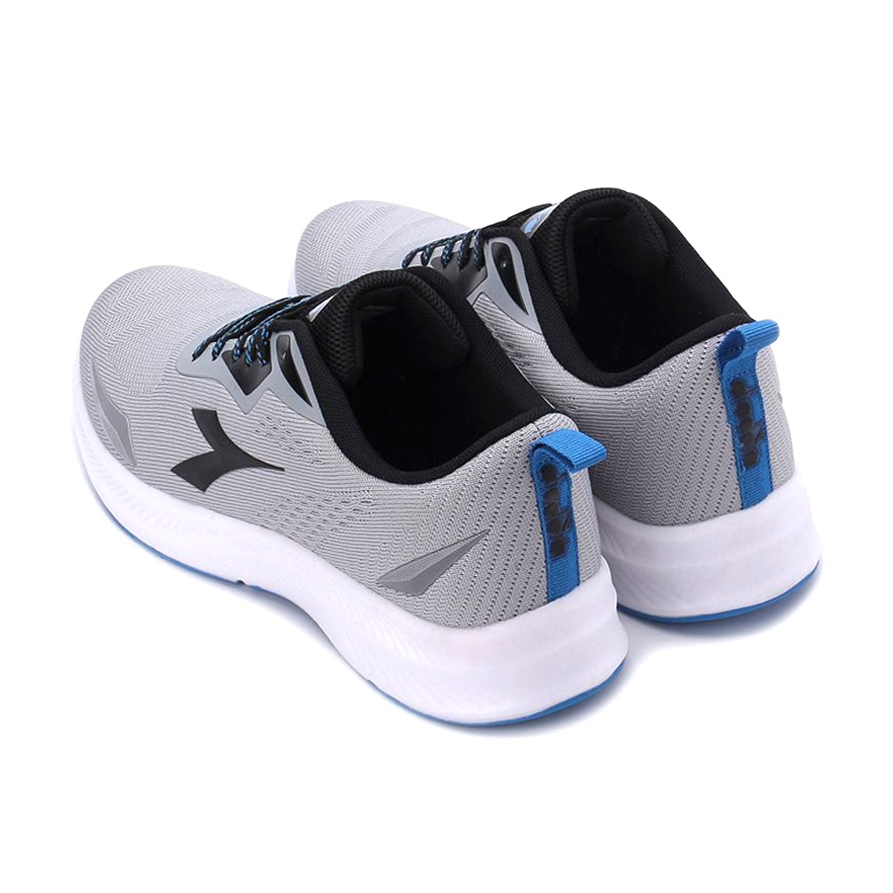 DIADORA迪亞多那 寬楦輕量慢跑鞋 男運動鞋 男鞋 簡約 時尚 透氣 徘濕 散熱 保護後跟 止滑 穩定 黑紅 灰藍, , large