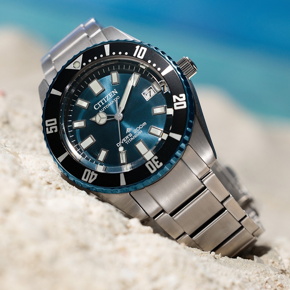 CITIZEN 星辰 PROMASTER 35週年限量 鈦 1977征服潛水機械錶 NB6026-56L, , large