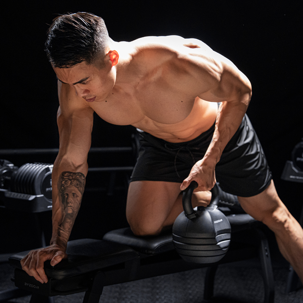 【BYZOOM FITNESS】Pure Series 13.6 kg(30LB) 5段重量 可調式壺鈴, , large