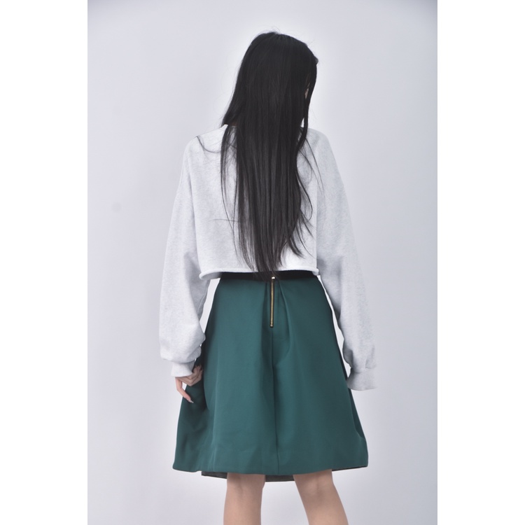 (M) moma質感綠色長裙二手衣, , large