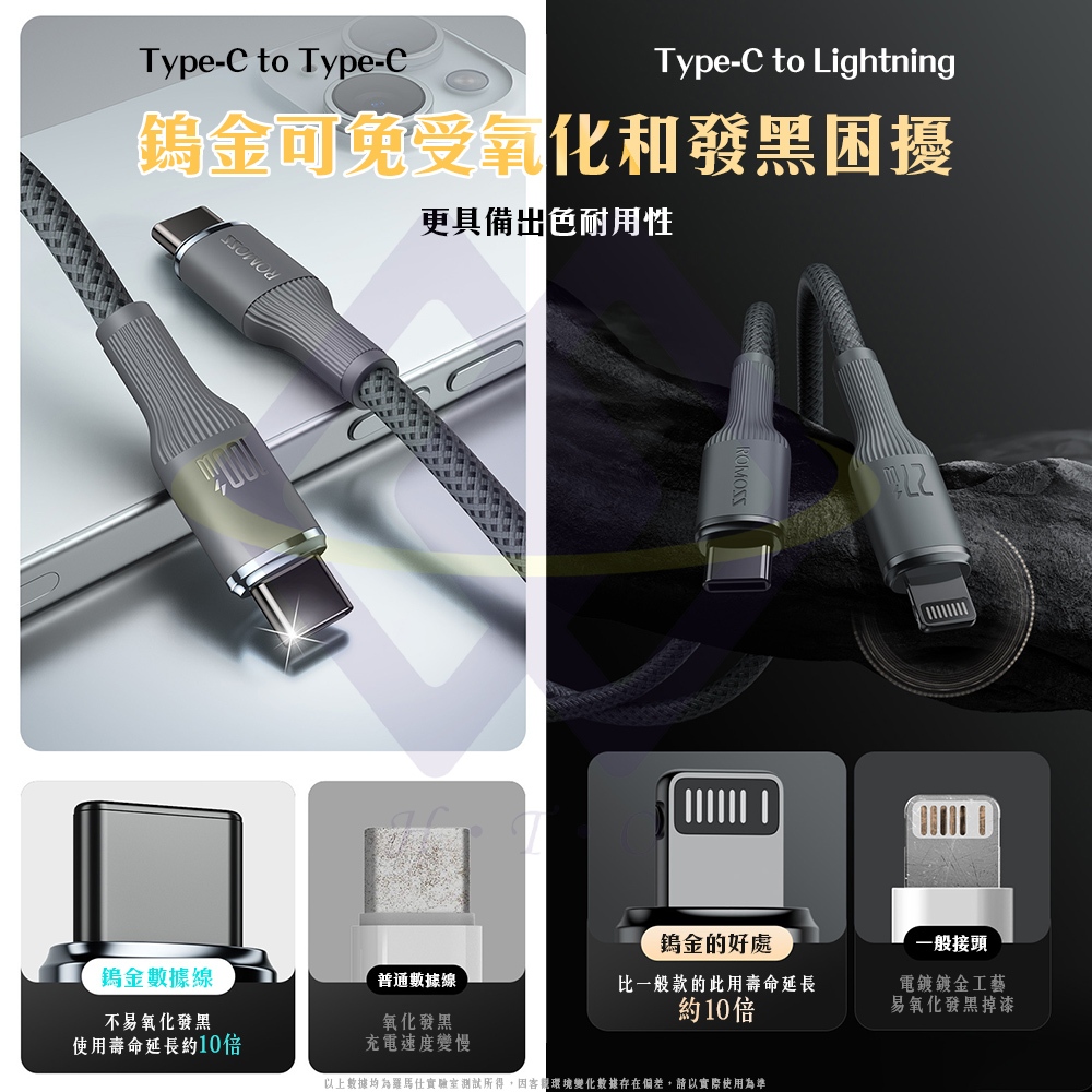 Lava Tungsten Braided Charging Cable / C to L / 1.2m / 27W / Smoky Gray, , large