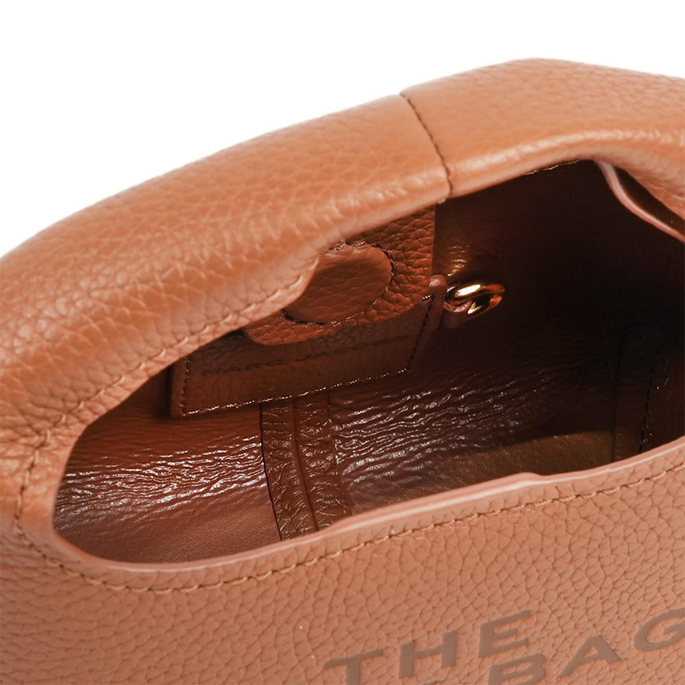 MARC  JACOBS The Sack Bag 牛皮二用包(Micro)(堅果棕), , large