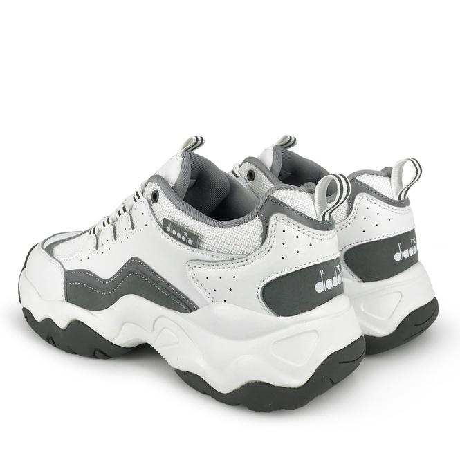 DIADORA迪亞多那 女生活時尚運動鞋 女運動鞋 女鞋 老爹鞋 透氣 保護後跟 Q彈 緩震 護趾 減壓 止滑 灰 粉, , large