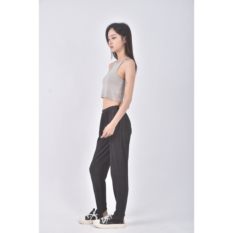 (M) jilli ko高腰灰色長褲二手衣, , large